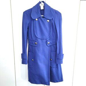 Sonia By Sonia Rykiel Ladylike Coat in Royal Blue Size EU 36